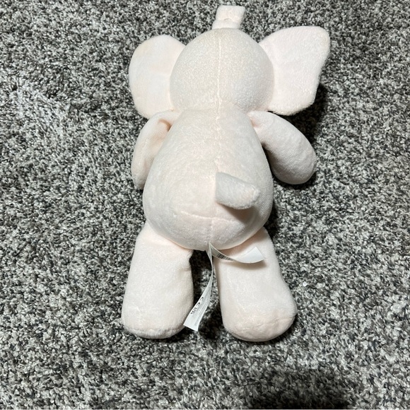 Elephant Kellybaby 10” Cuddle Pink Baby Pram Toy Crinkle Ears & Rattle - Picture 5 of 5